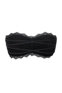 Black Strapless Bra - חזיית סטרפלס שחורה